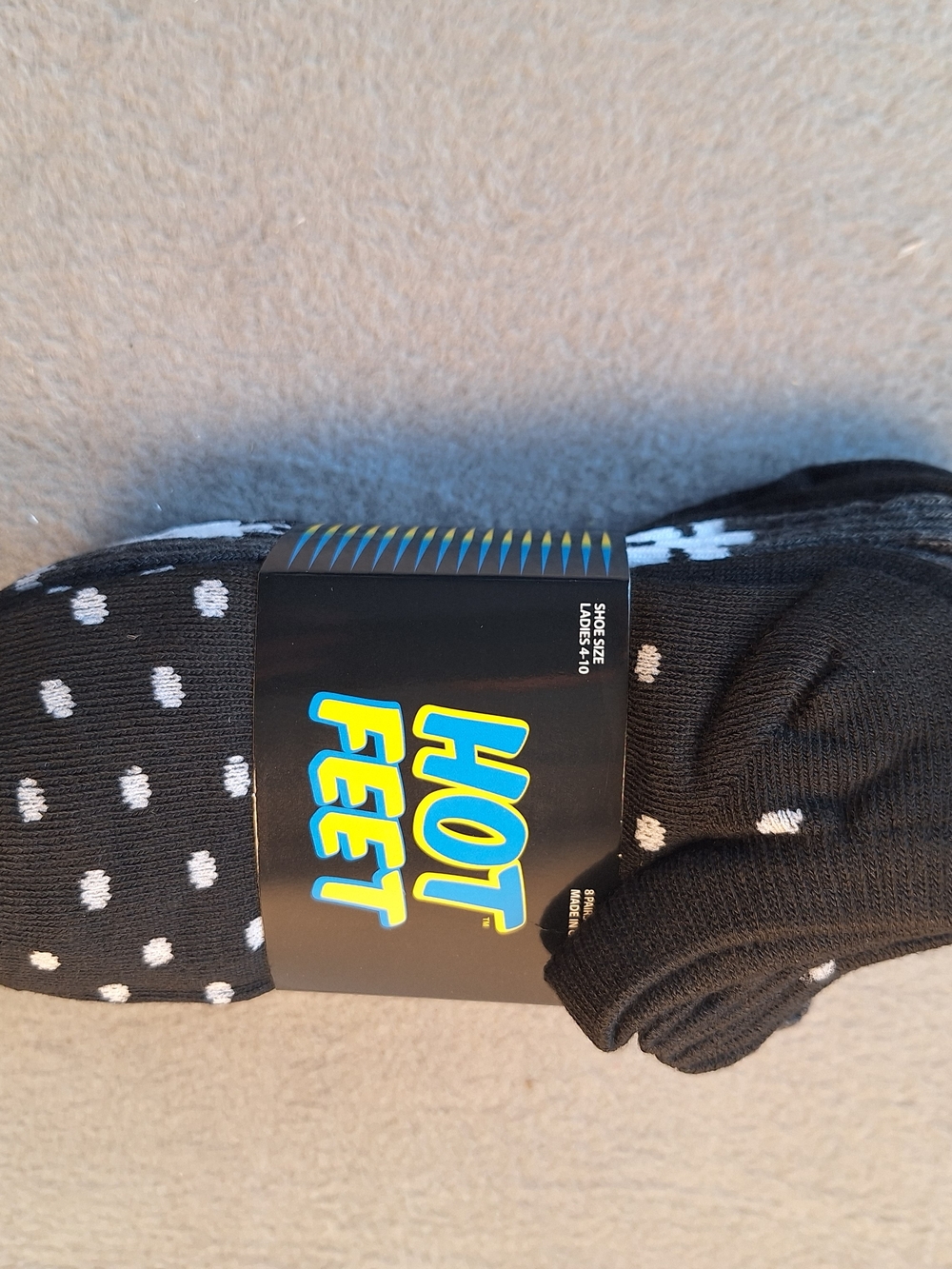 Hot Feet Womens Ankle Socks New Size 4-10 8 Pairs Comfortable Sock You Will Love